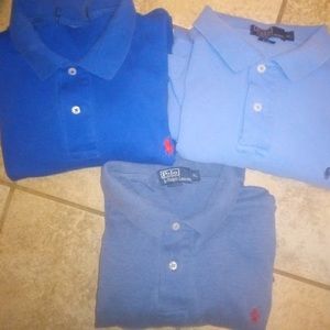 Lot of 3 Men’s Ralph Lauren Polo Shirts